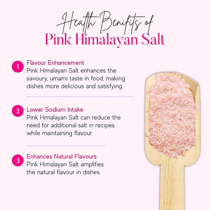 Premium Pink Himalayan Sea Salt (Fine) - 100% Pure, Vegan, Gluten-Free